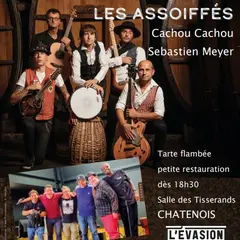 Concert les Assoiffés et les Cachou-Cachou, accompagné de Sébastien Meyer