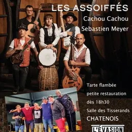 Concert les Assoiffés et les Cachou-Cachou, accompagné de Sébastien Meyer