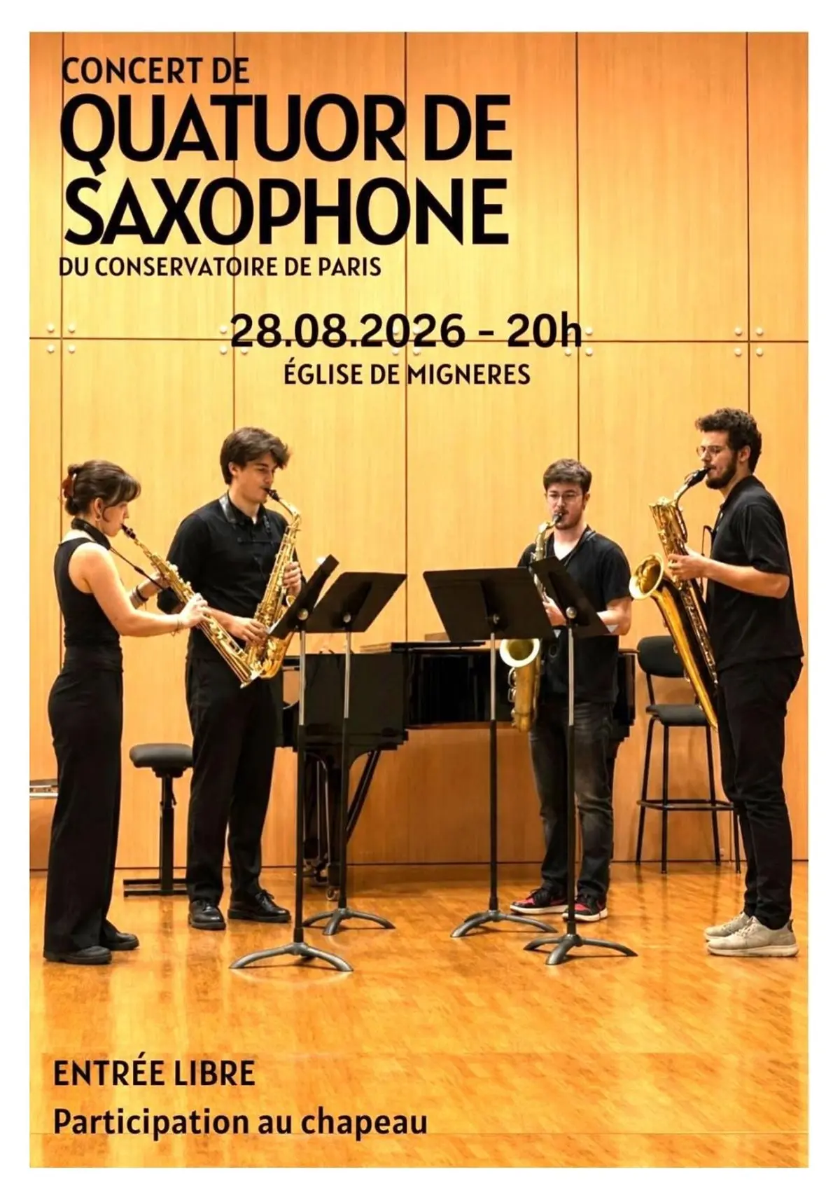 Mignères en musique. Le quatuor IZMA