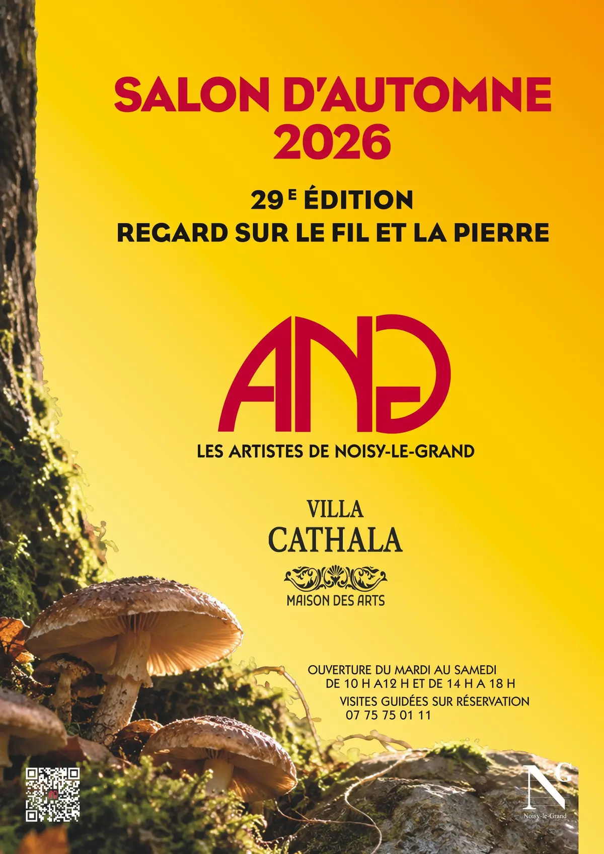Salon d'automne de noisy-le-grand : quand le fil rencontre la pierre !