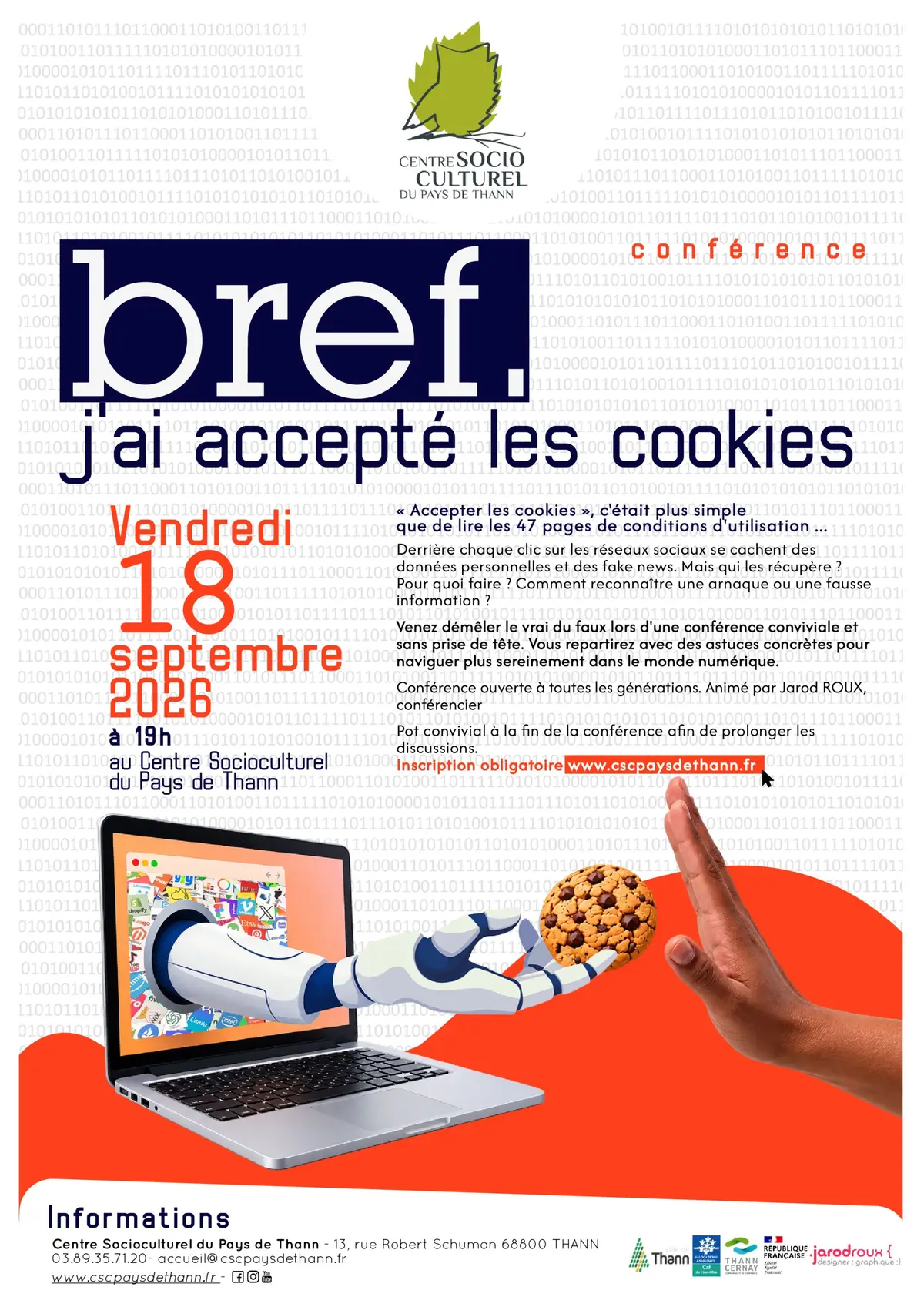 Conférence - Bref, j'ai accepté les cookies