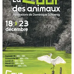 Exposition  La Cour des Animaux  par Dominique Schoenig