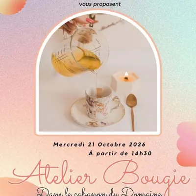 Atelier création de bougie au Domaine du HIRTZ