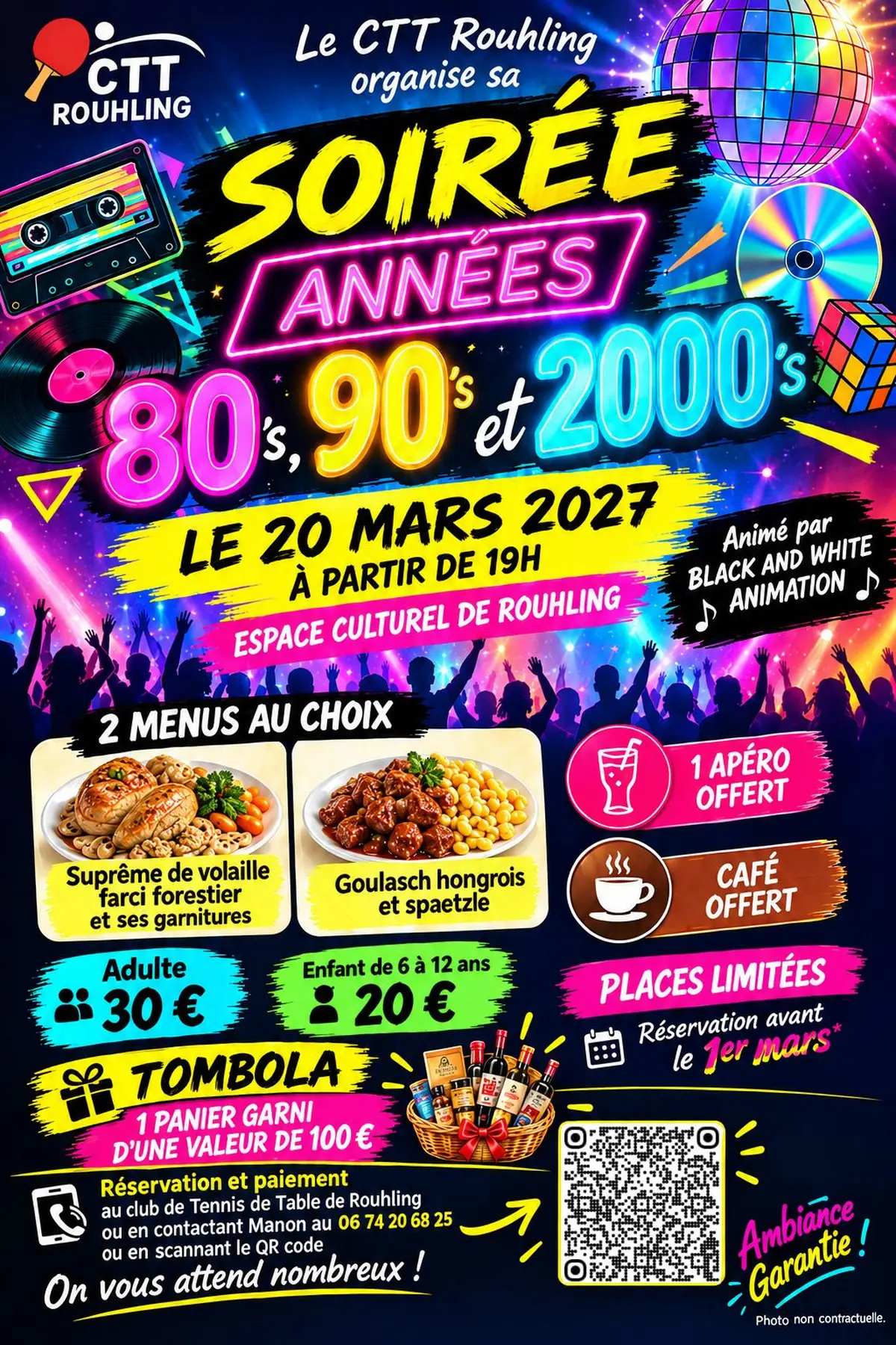 Soirée annes 80-90-2000