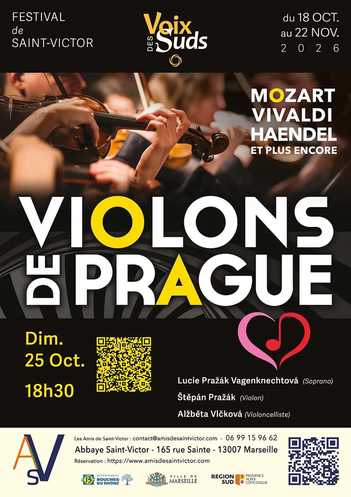 Concert Européen : Violons de Prague