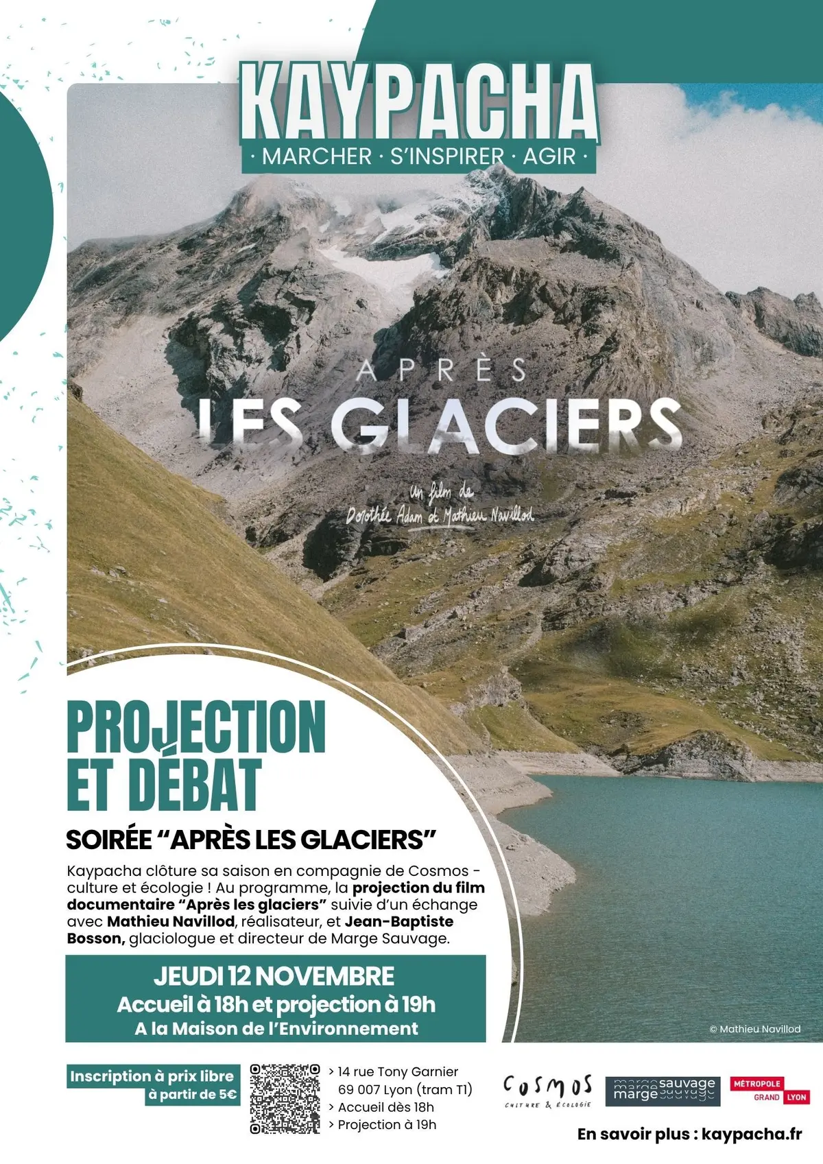 Projection et débat autour du film “Après les glaciers”