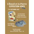 "L'Email et la Pierre", Exposition, Maison des Associations d'Orl&eacute;ans, 7 -12 /09