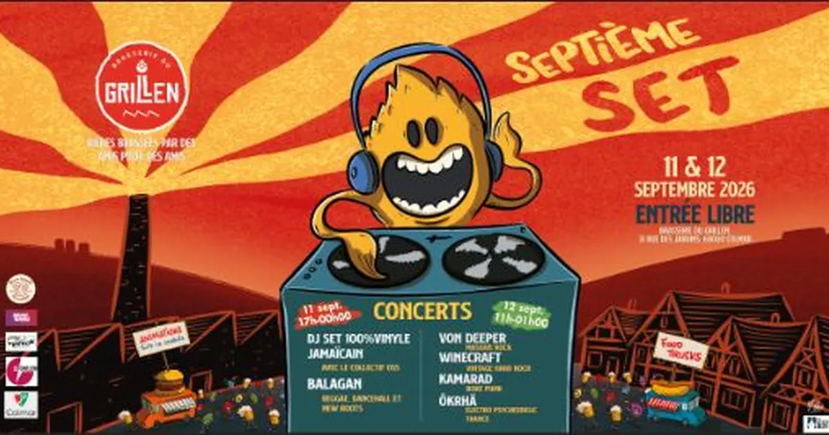 Grillen Festival/Concert/Foodtruck/Entrée Libre/Brasserie du Grillen Colmar