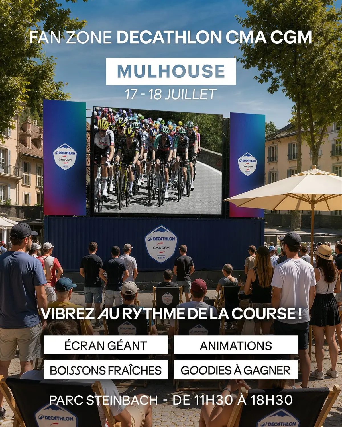 Fan Zone Decathlon CMA CGM Mulhouse