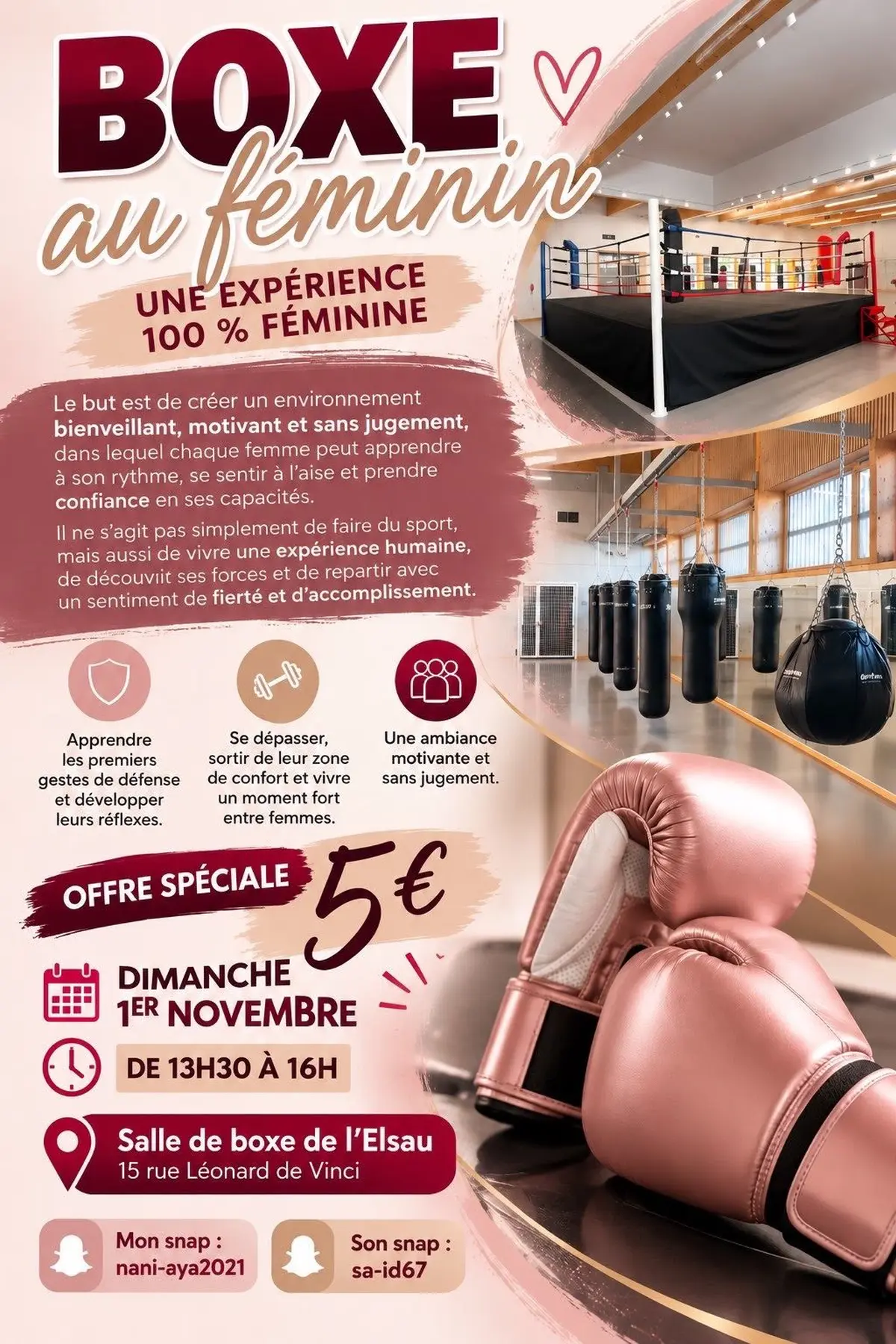 Boxe au féminin : une expérience sportive et humaine