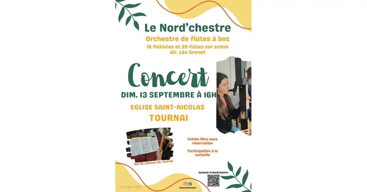 Concert du Nord'chestre - Orchestre de flûtes à bec