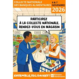 Collecte Nationale vendredi 6 et samedi 7 novembre 2026 Actif