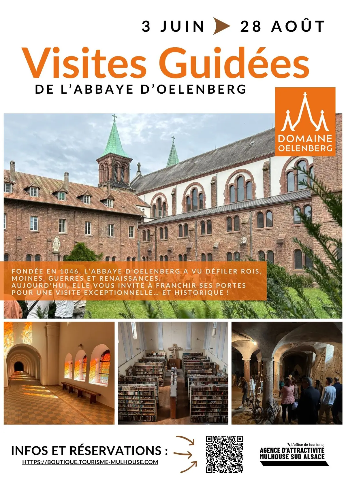 Visite guidée de l'Abbaye d'Oelenberg