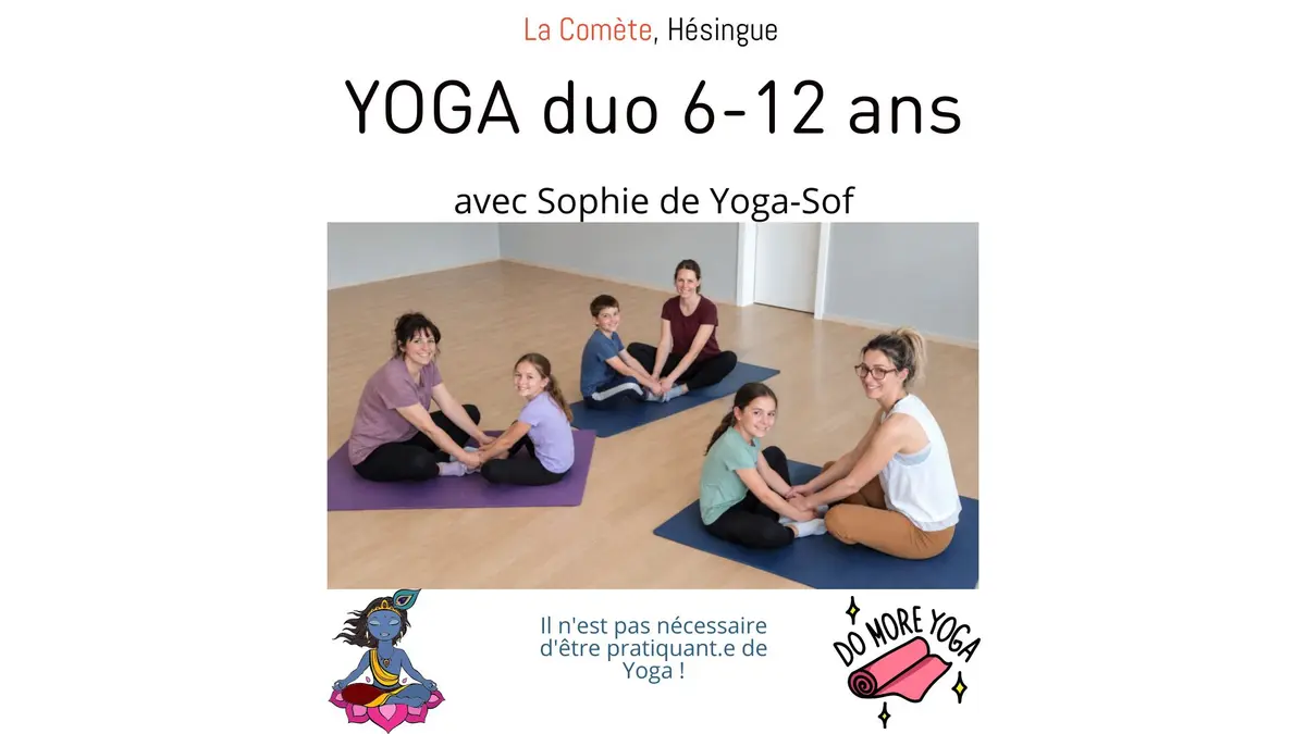 Yoga duo parent-enfant 6-12 ans à La Comète, Hésingue