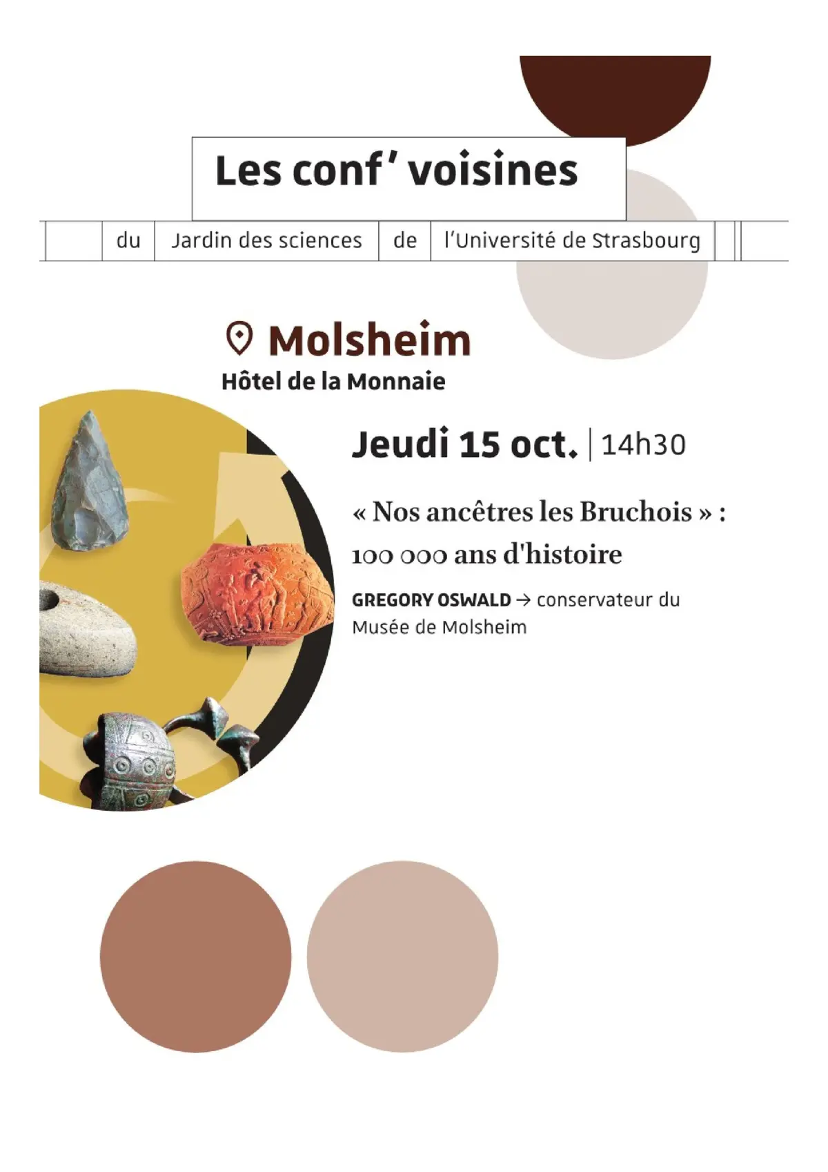 Conférence du Jardin des Sciences