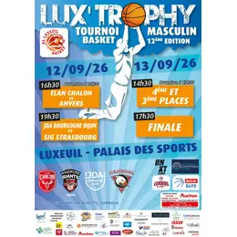 Tournoi International masculin Lux trophy - 12ème Édition