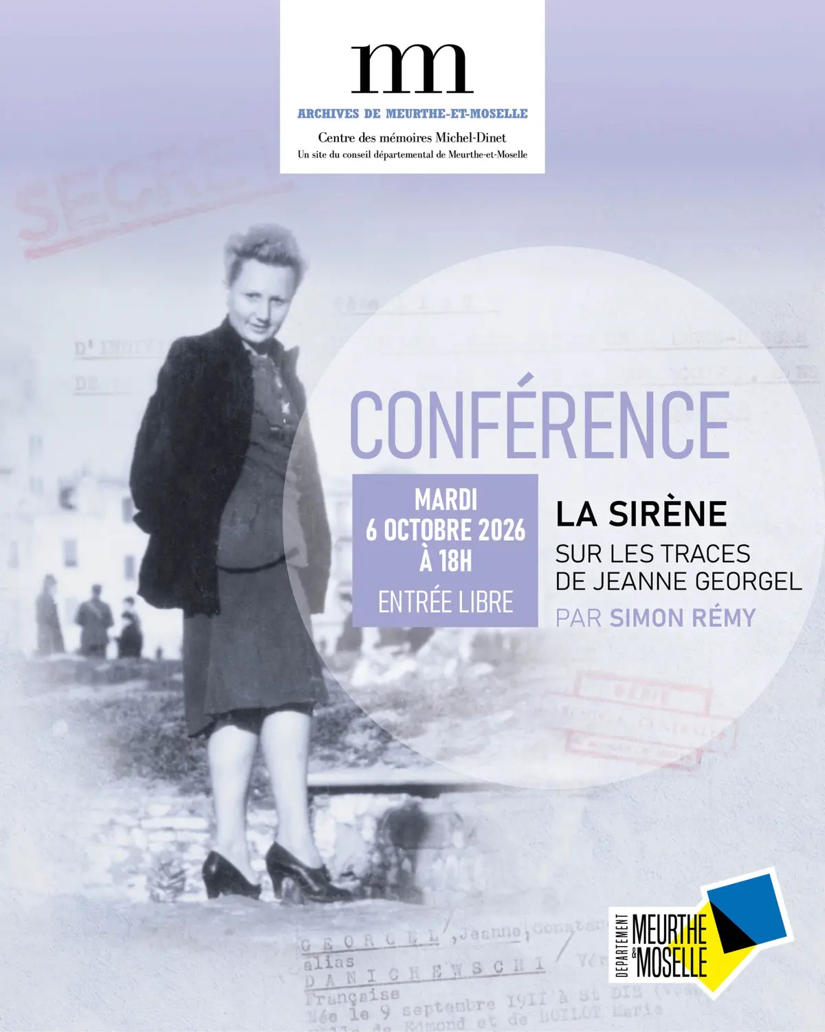La Sirène. Sur les traces de Jeanne Georgel, par Simon REMY