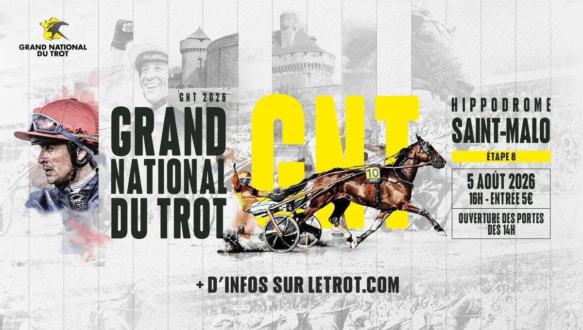 L'hippodrome de Saint-Malo en fête pour la 8e étape du Grand National du Trot