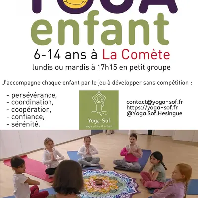 Yoga enfant 6-14 ans à La Comète, Hésingue