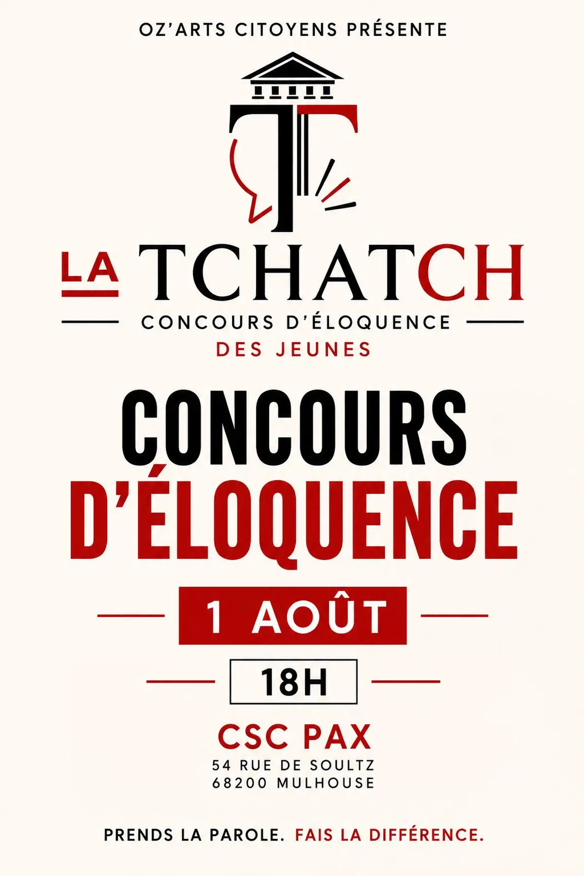 La tchatch concours d’éloquence 