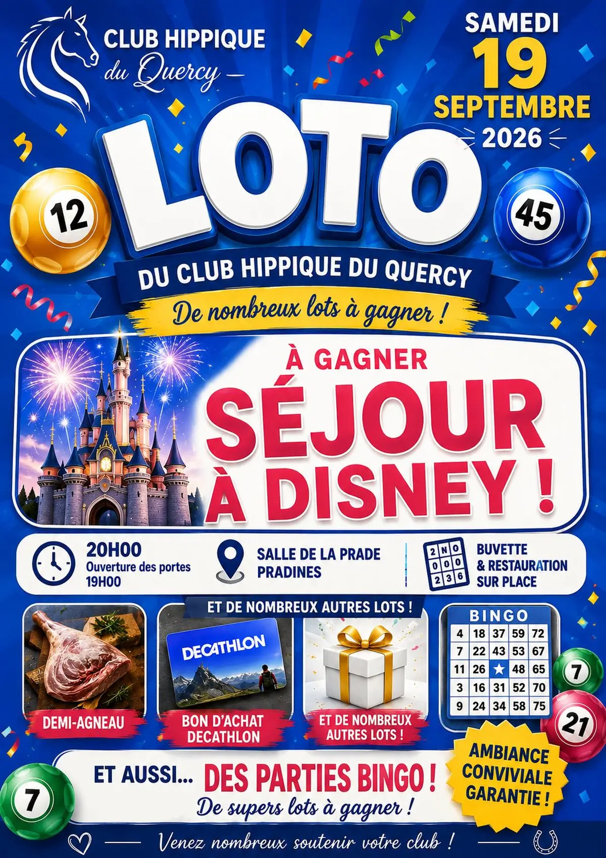 Loto du club hippique du quercy 