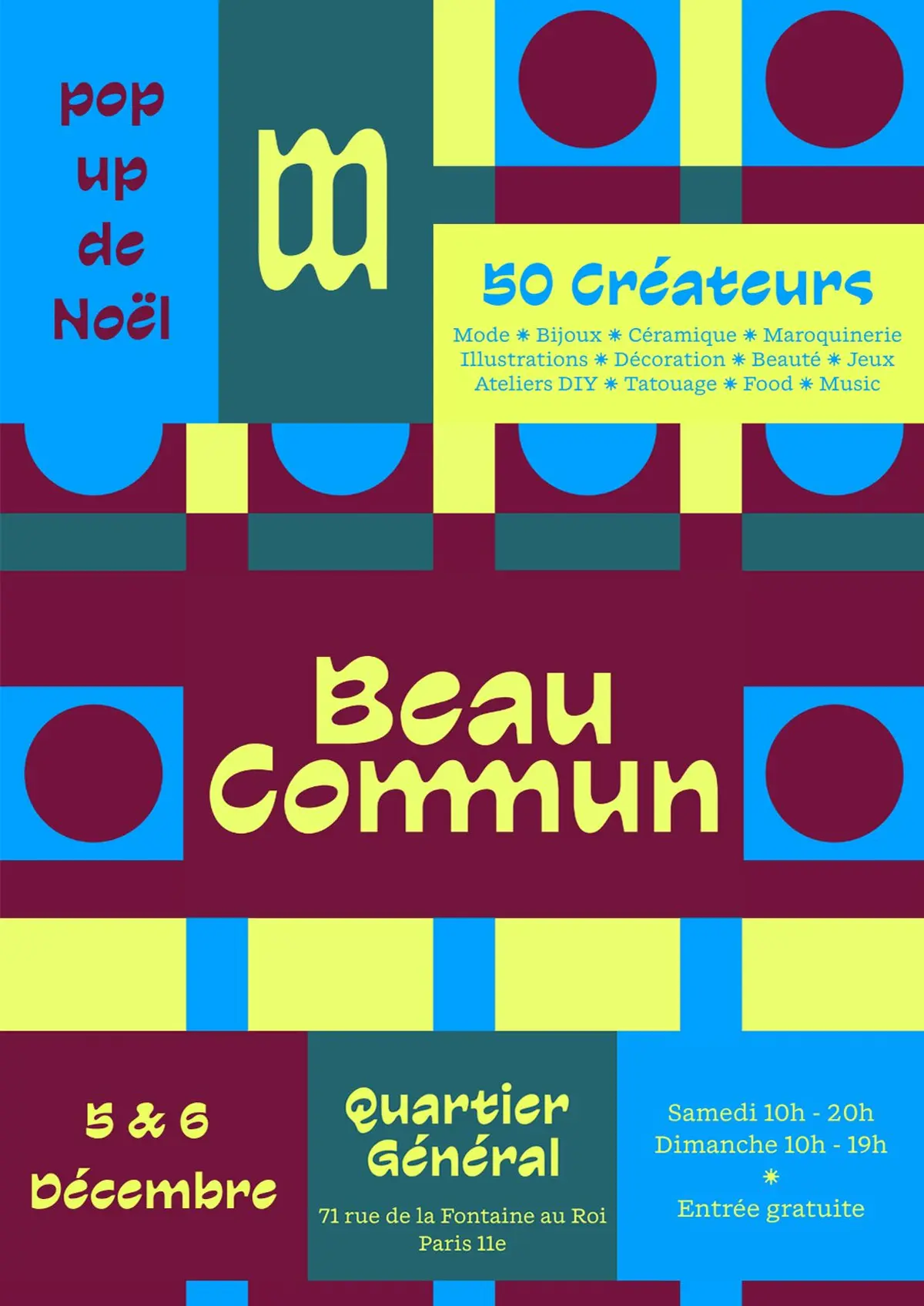 Beau Commun - Marché de Noël - 5 & 6 Décembre 2026