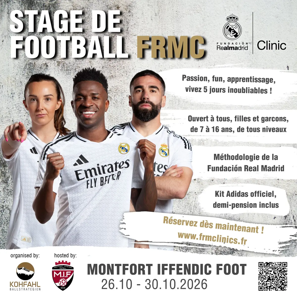 Stage de football Montfort iffendic football x Fundacion Real Madrid Clinics 