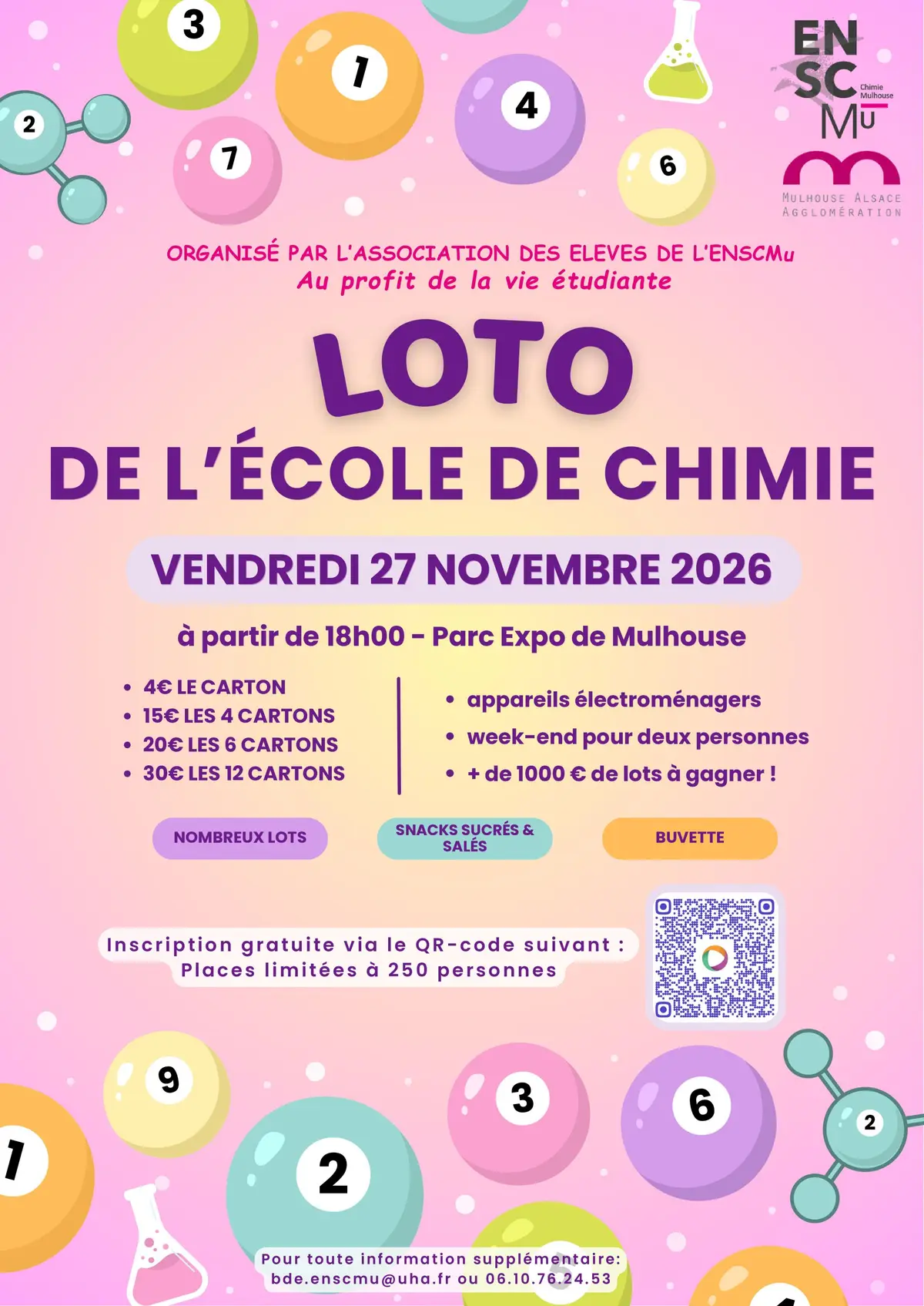 Loto de l’école de chimie