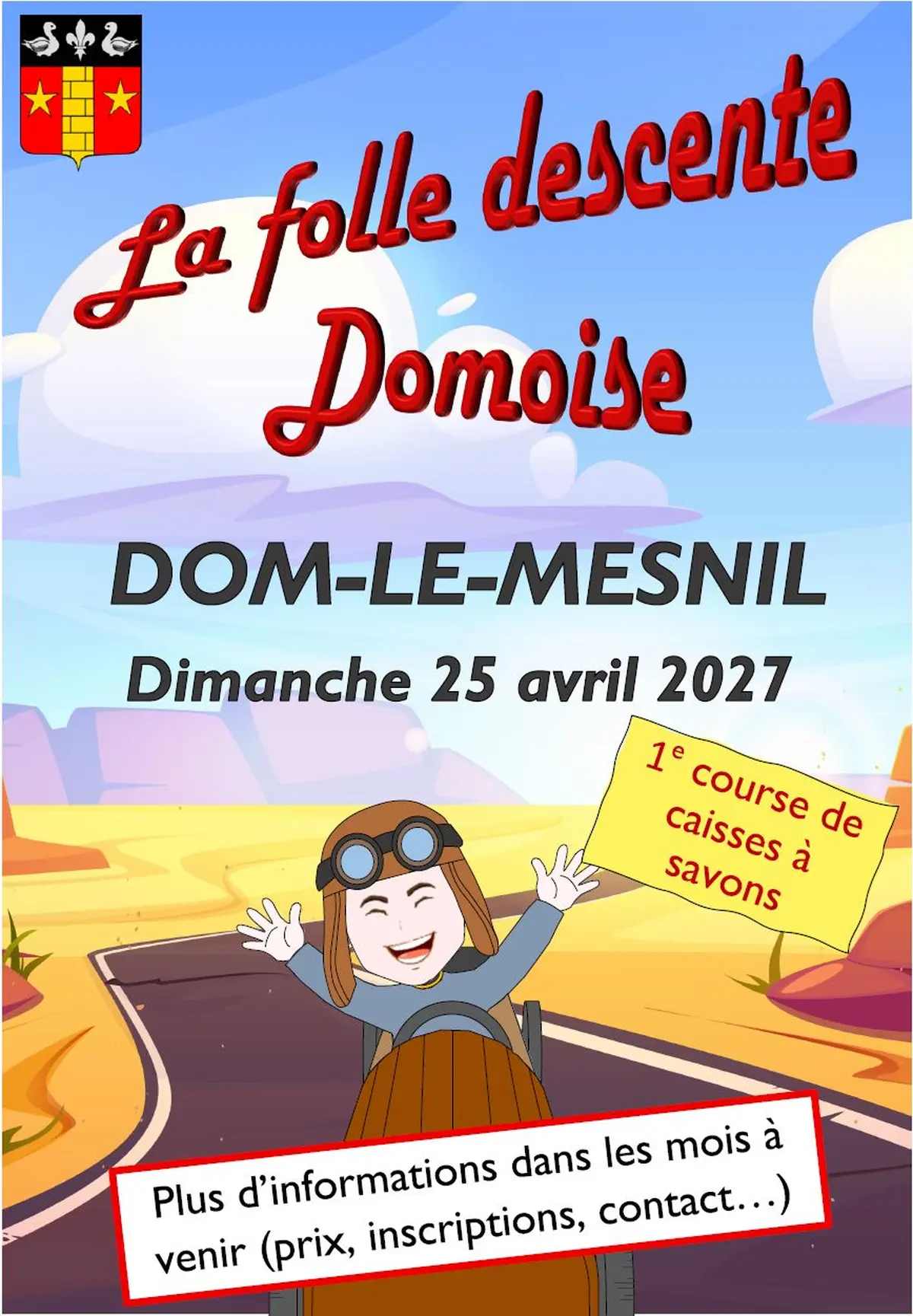 La folle descente Domoise - course de caisses à savon