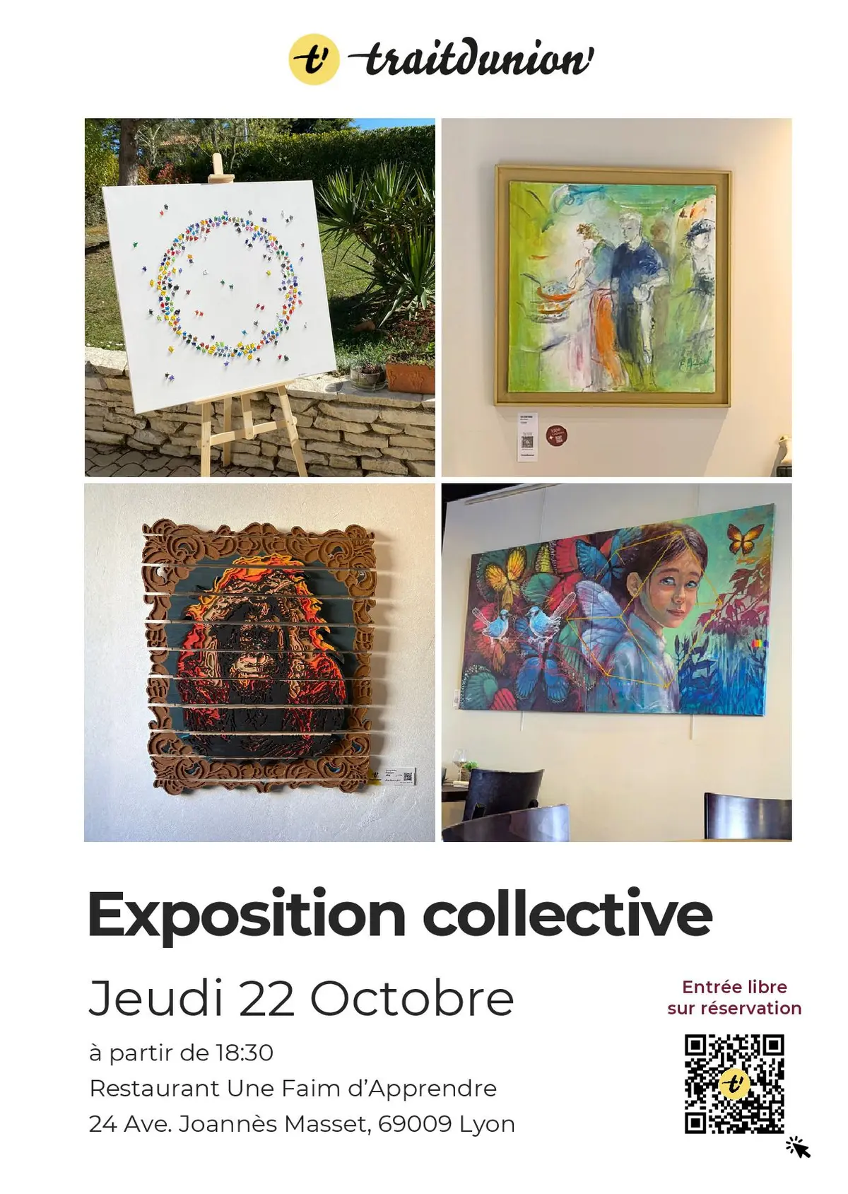 Exposition collective Trait d'union