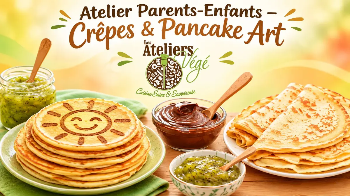 Atelier Parents-Enfants : Crêpes & Pancake Art Vegan