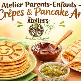 Atelier Parents-Enfants : Crêpes & Pancake Art Vegan