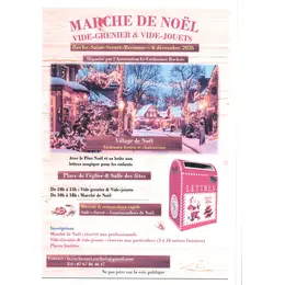 Marche de noël  vide grenier  vide jouets