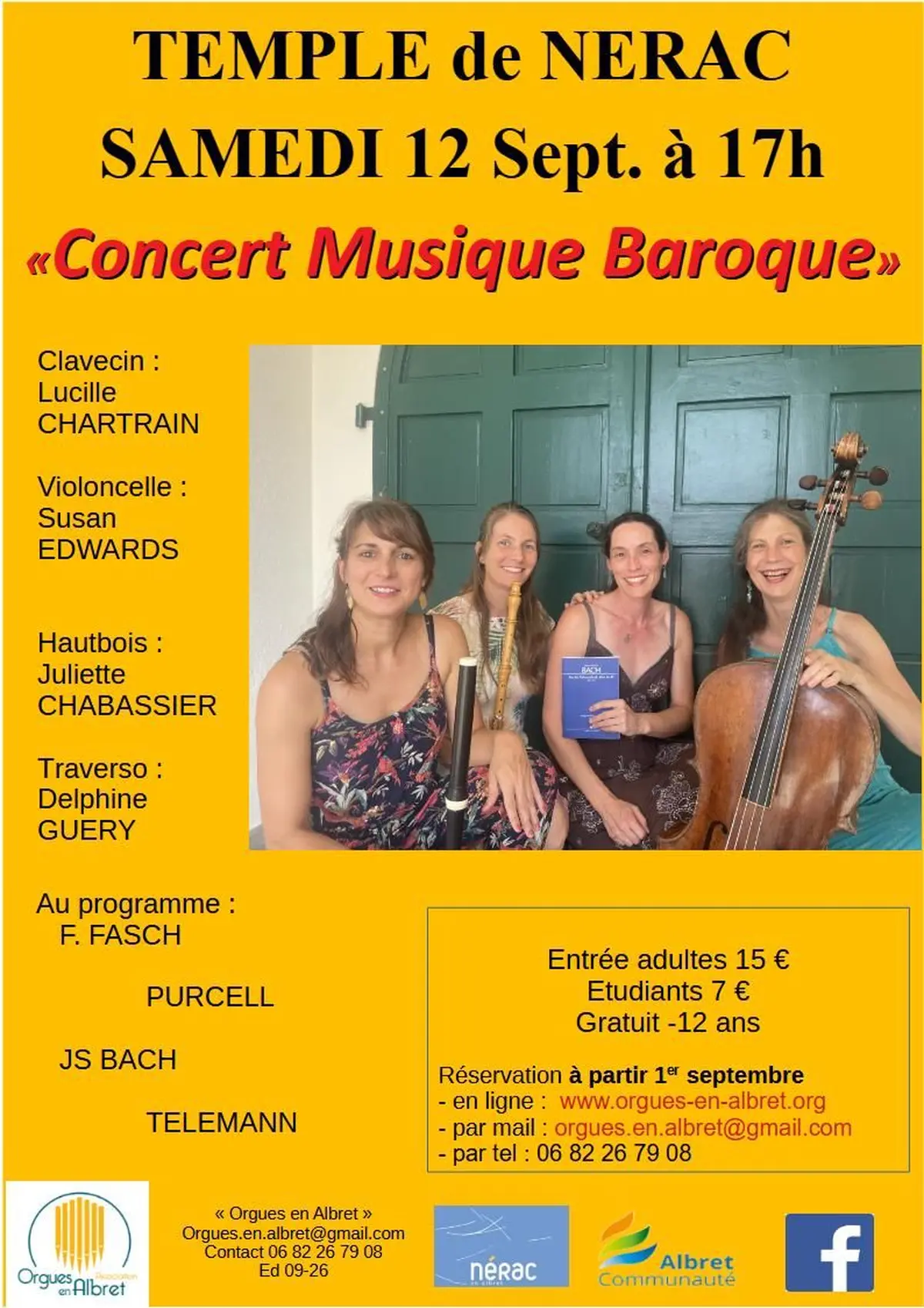 Concert l'Instant Baroque