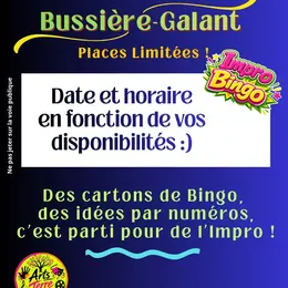 Impro théâtre ImproBingo Bussière Galant