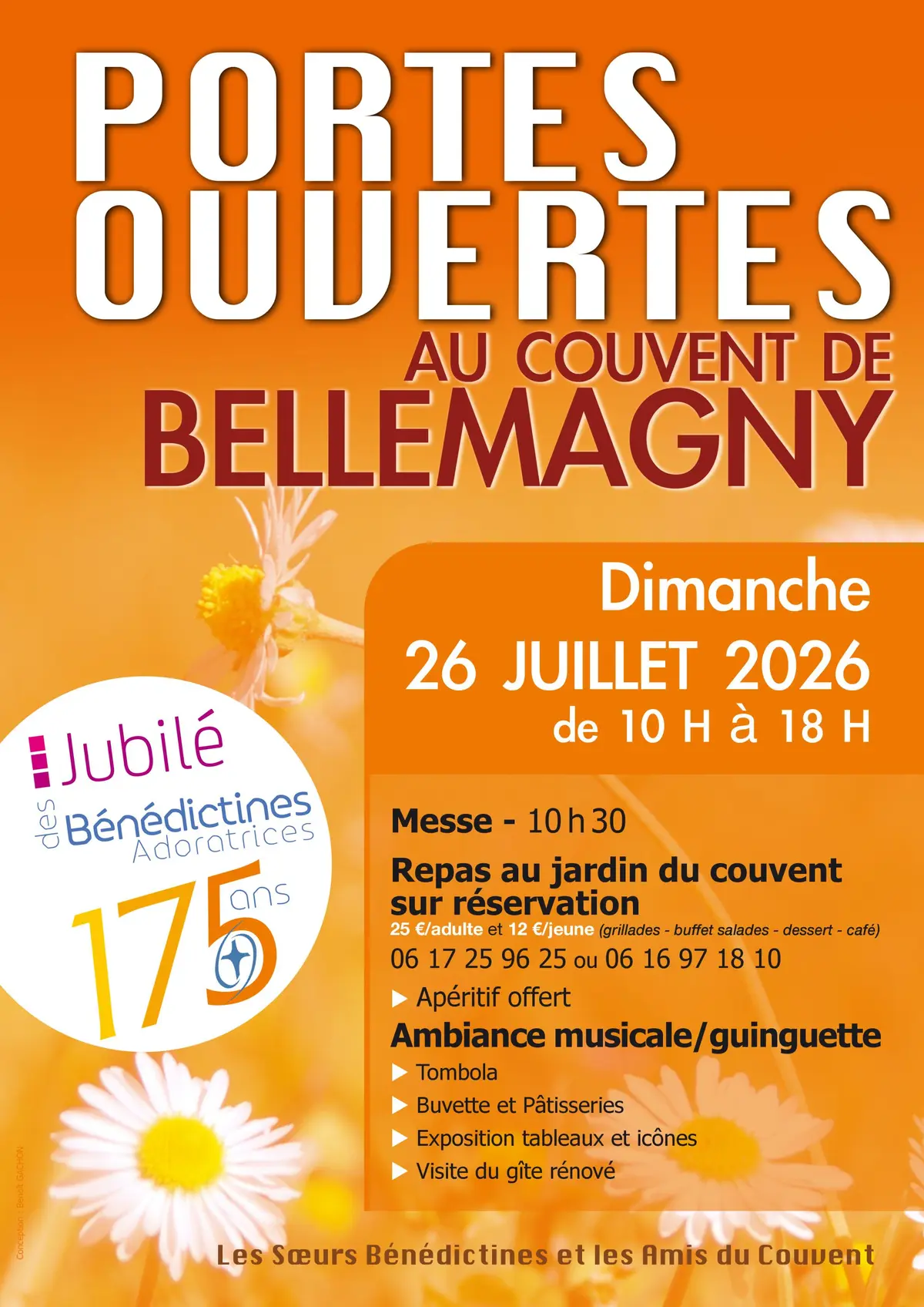 Dimanche 26 Juillet 2026  Portes Ouvertes au Couvent  de Bellemagny 68210
