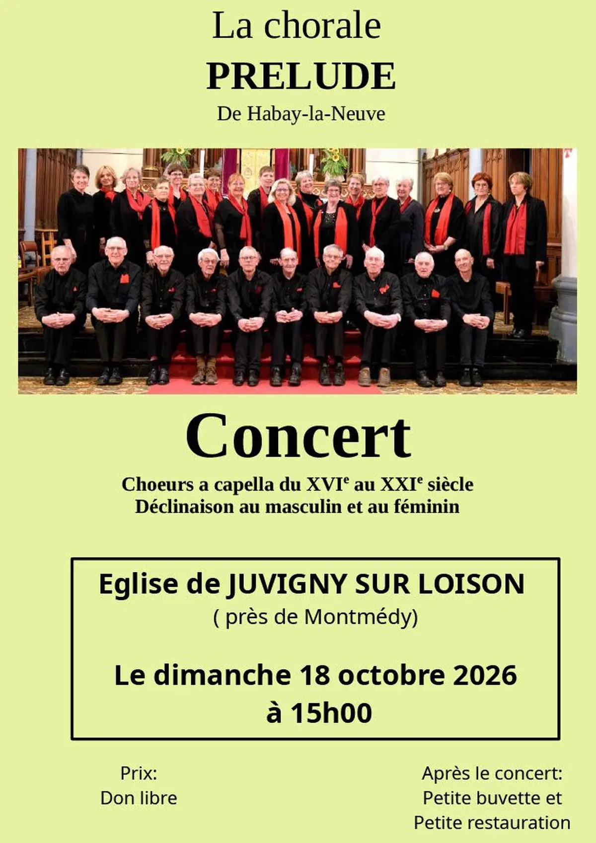 Concert chorale