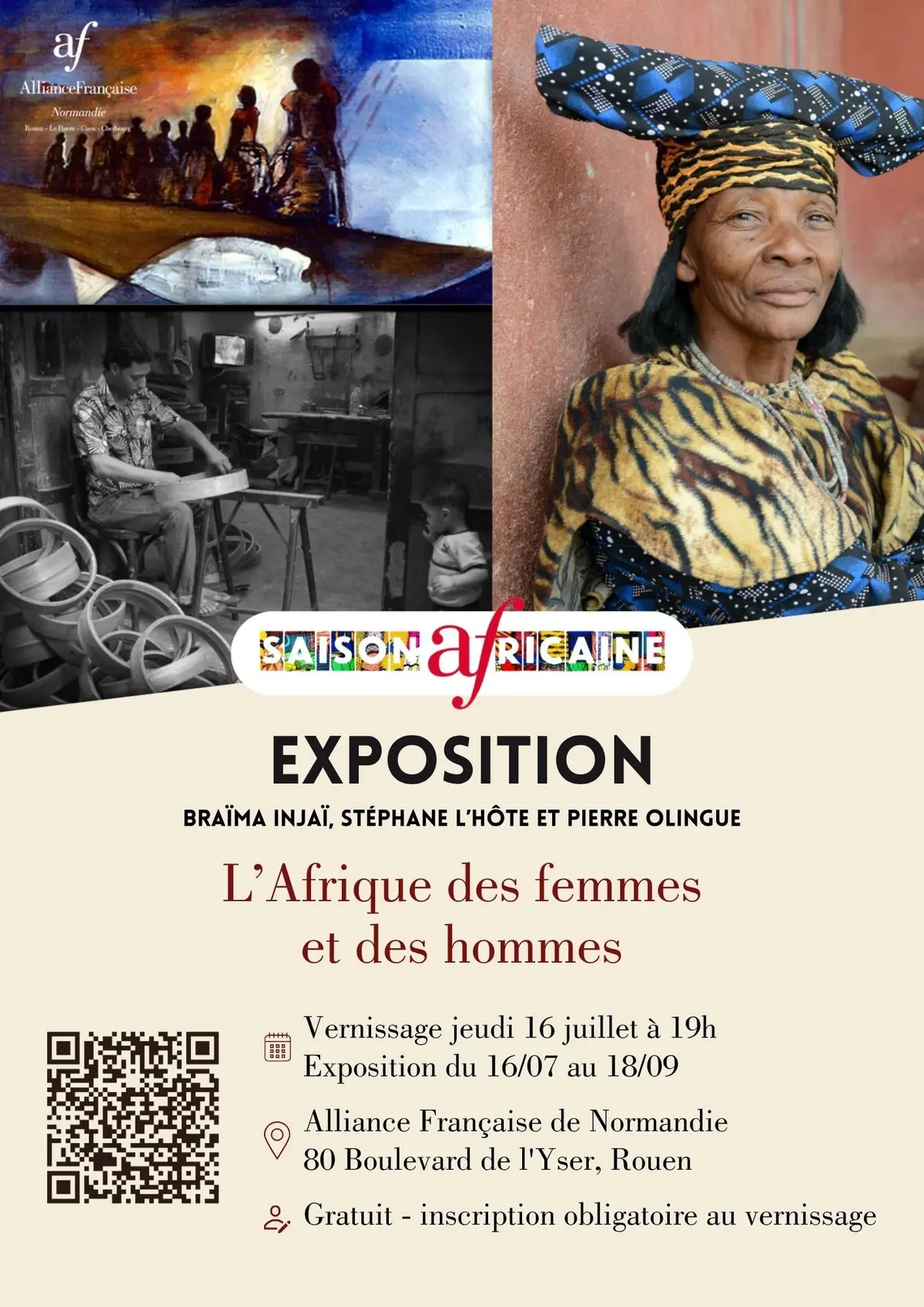  Vernissage : L'Afrique des femmes et des hommes