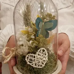 Atelier Cloche décorative végétale