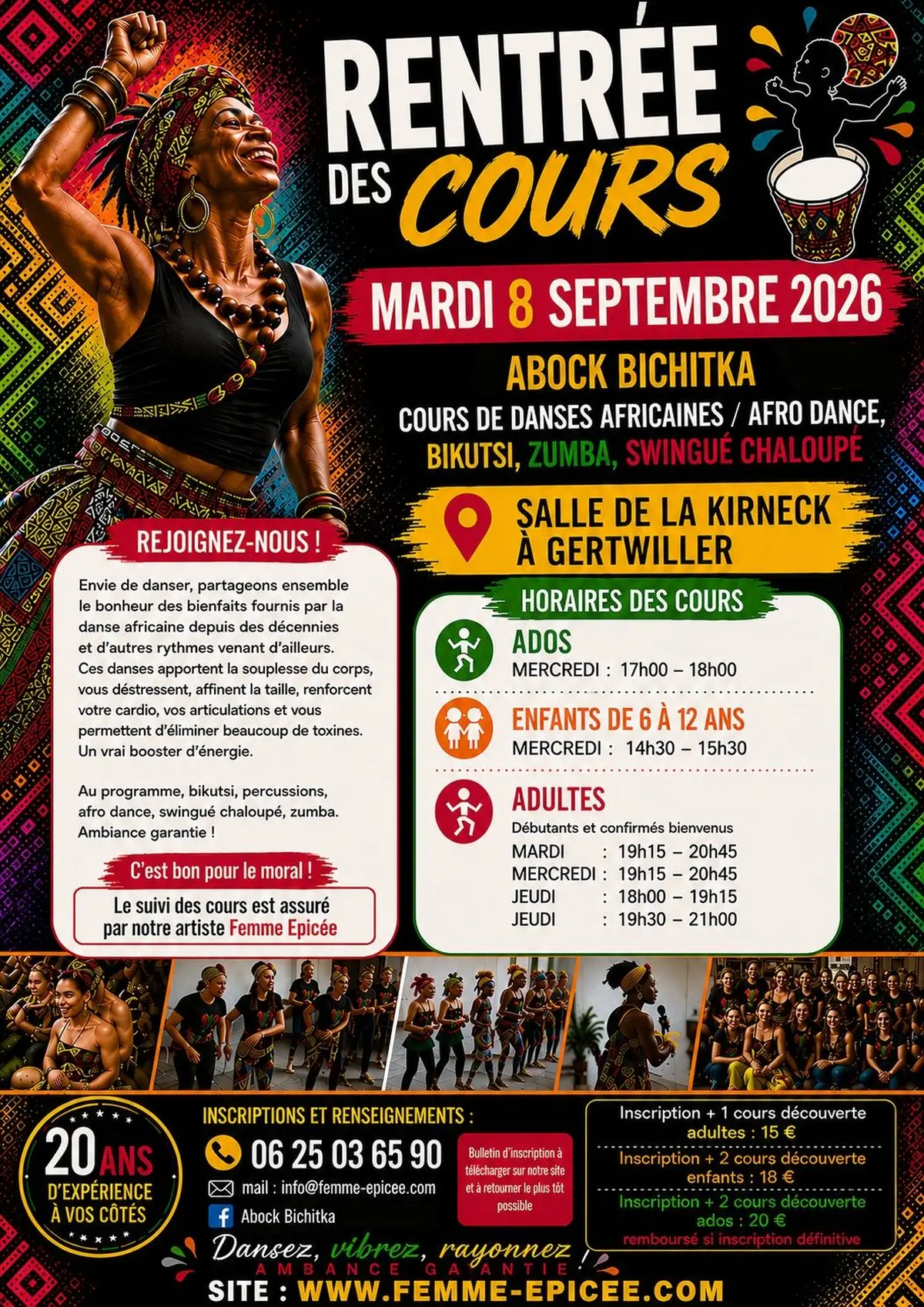 Cours de danse Africaine à Gertwiller