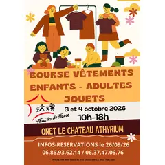 Bourse aux vêtements adultes et enfants - Jouets