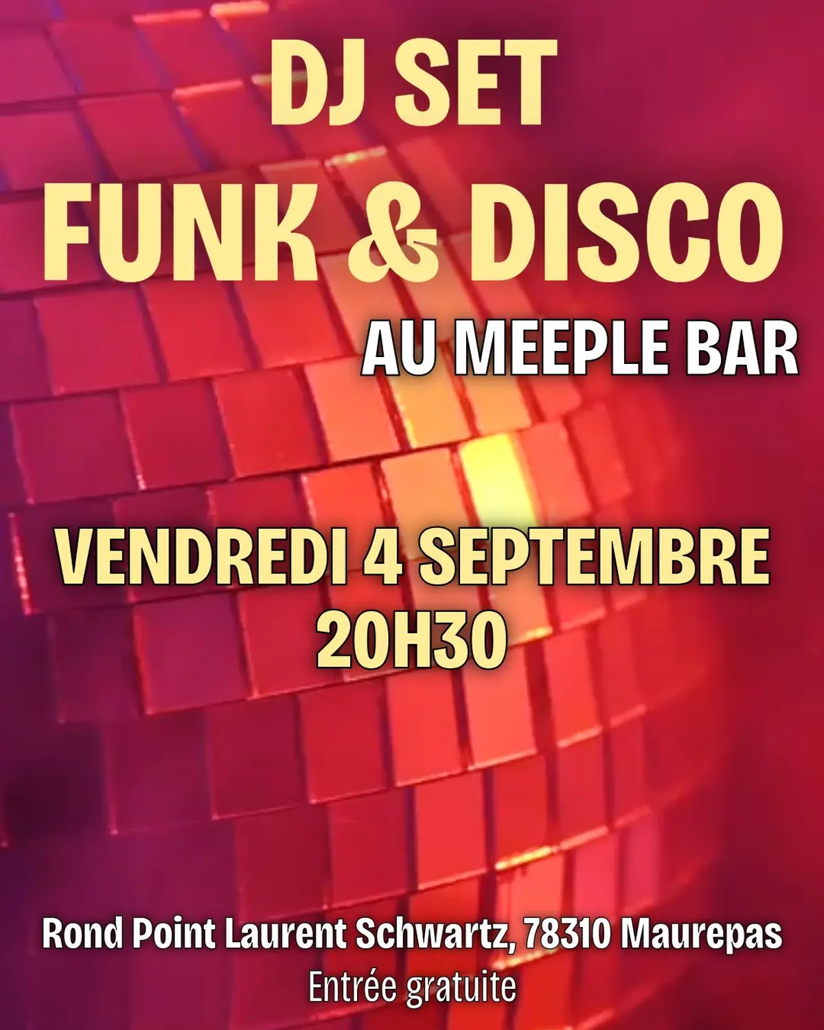 DJ Set Funk & Disco au Meeple Bar