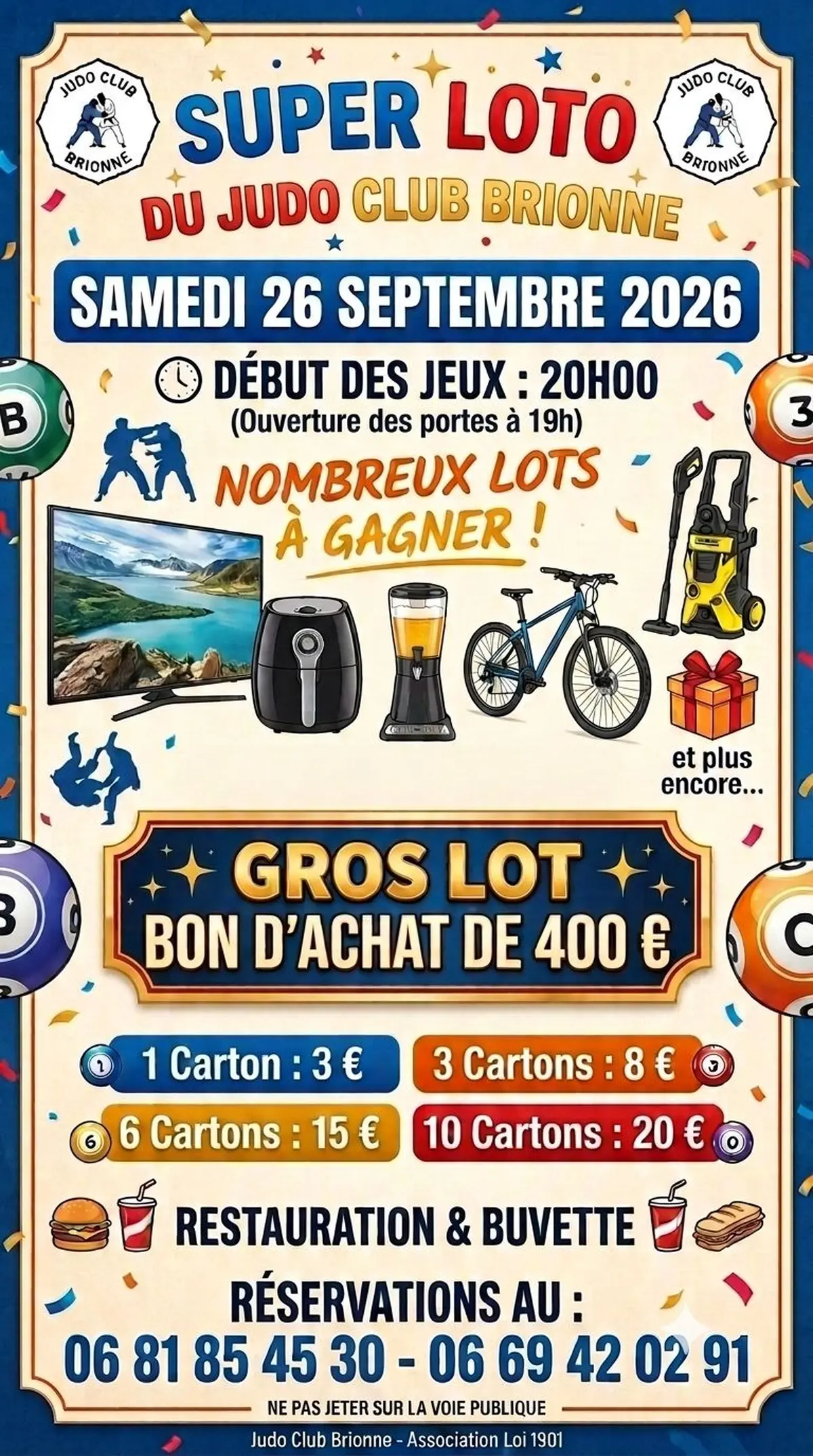 loto judo club Brionne