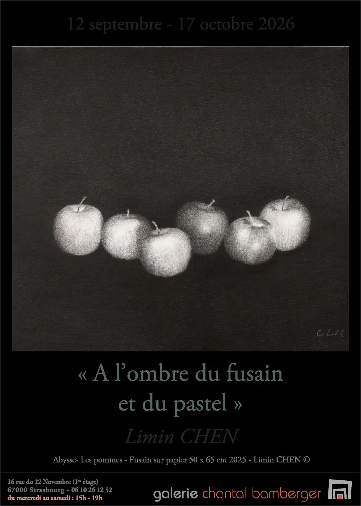 A l'ombre du fusain et du pastel Limin CHEN