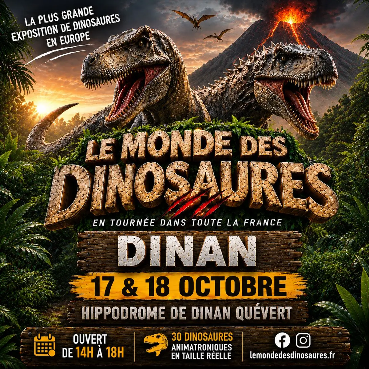 Le Monde des Dinosaures à Dinan