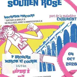 9e édition de soutien rose : marche et course