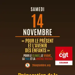 [MOBILISATION CLIMAT] Réunion plénière publique Ce mercredi 28 octobre à 18H30