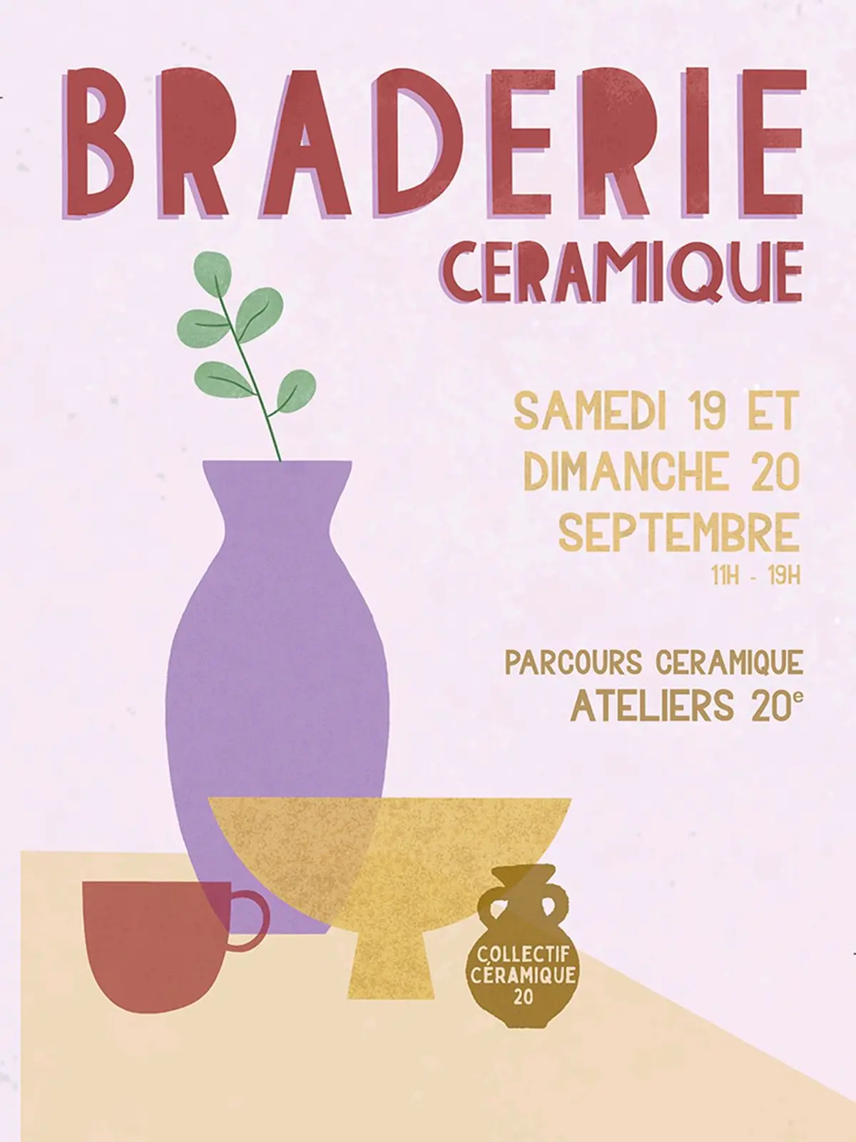 Braderie céramique du 20e arrondissement