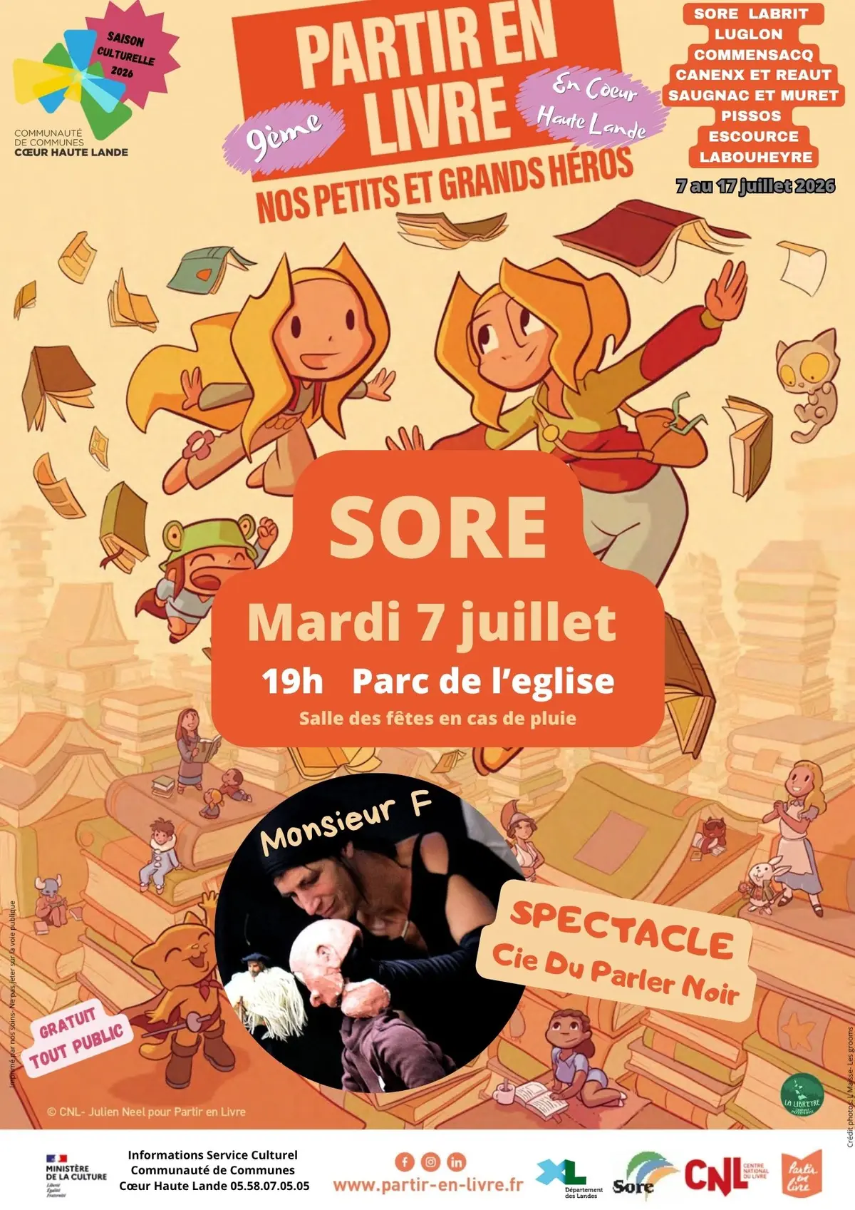 9ème Festival Partir en Livre en Coeur Haute Lande