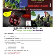 9ème Rallye Touristique Rallye du vin, fruit de la vigne... et du travail des hommes